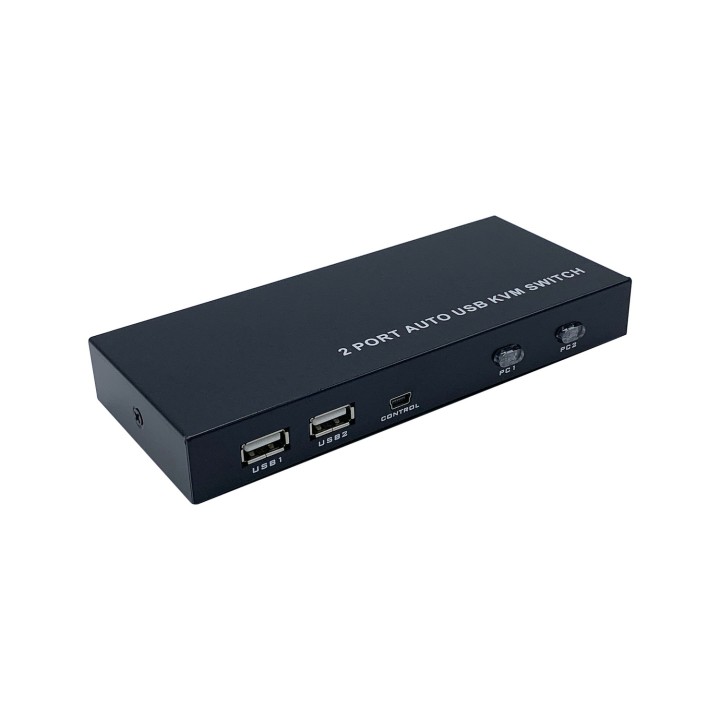Conmutador AISENS KVM 4K USB 2.0 HDMI Negro (A111-0400)