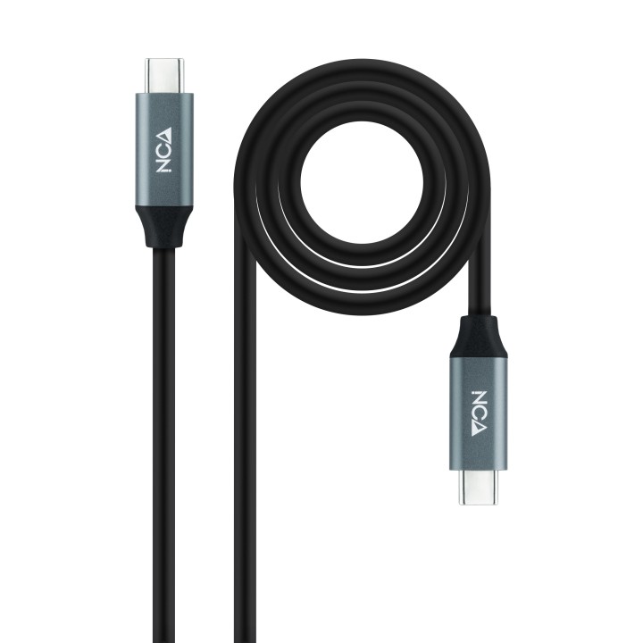 Nanocable USB-C/M a USB-C/M 1.5m Negro(10.01.4301-L150)