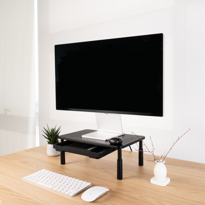 Soporte Elevador TooQ con Cajón para Monitor (TQMR087)
