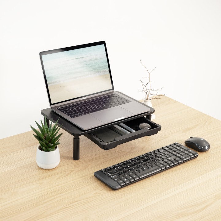 Soporte Elevador TooQ con Cajón para Monitor (TQMR087)