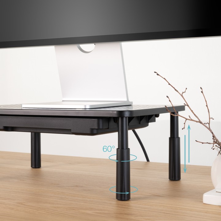 Soporte Elevador TooQ con Cajón para Monitor (TQMR087)