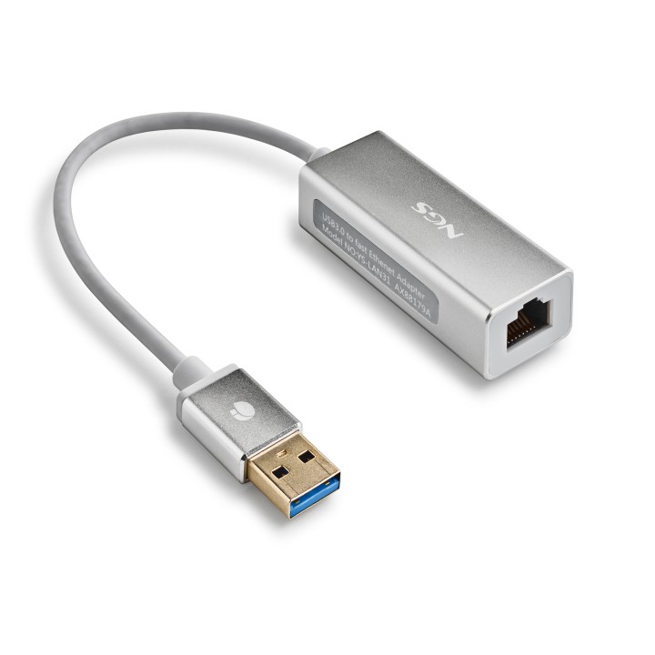 Adaptador NGS USB 3.0 a RJ45 GbE Plata (HACKER3.0)