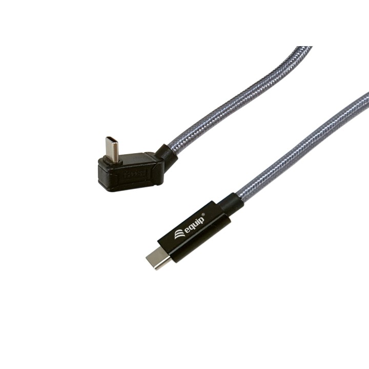 Cable EQUIP USB-C/M a USB-C/M 1m Negro (EQ128421)