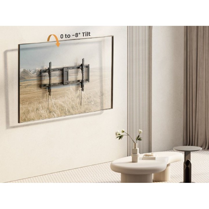 Soporte Pared EQUIP 43"-95" Inclinable Negro (650361)