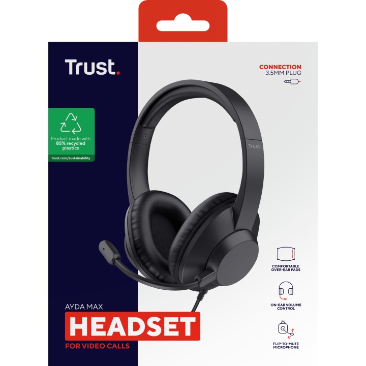 Auric+Micro Trust Ayda Max 3.5mm Negros (25460)