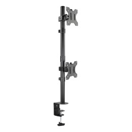 Soporte Mesa TooQ 2 Monitores Gira/Incl (DB1233TNV-B)