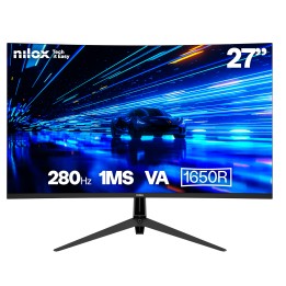 Monitor NILOX 27" FHD Curvo HDMI Negro (NXM27CV28001)