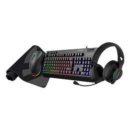 Pack Gaming UNYKA NOVA 4en1 RGB Negro (UK594008)
