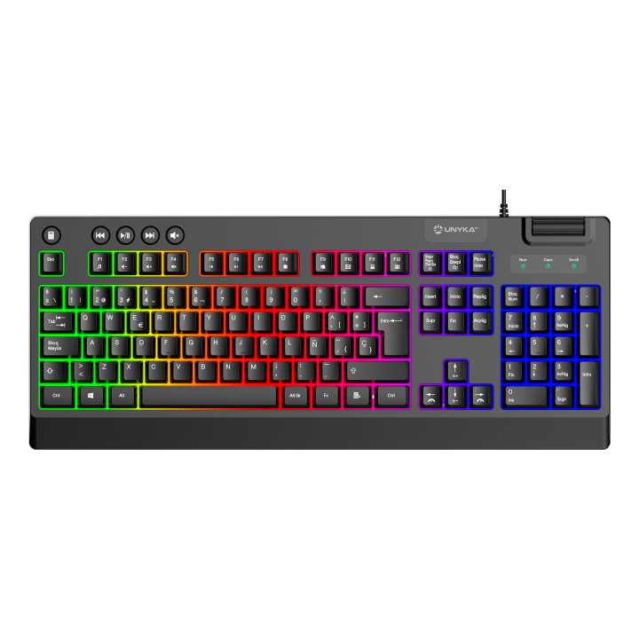 Pack Gaming UNYKA NOVA 4en1 RGB Negro (UK594008)