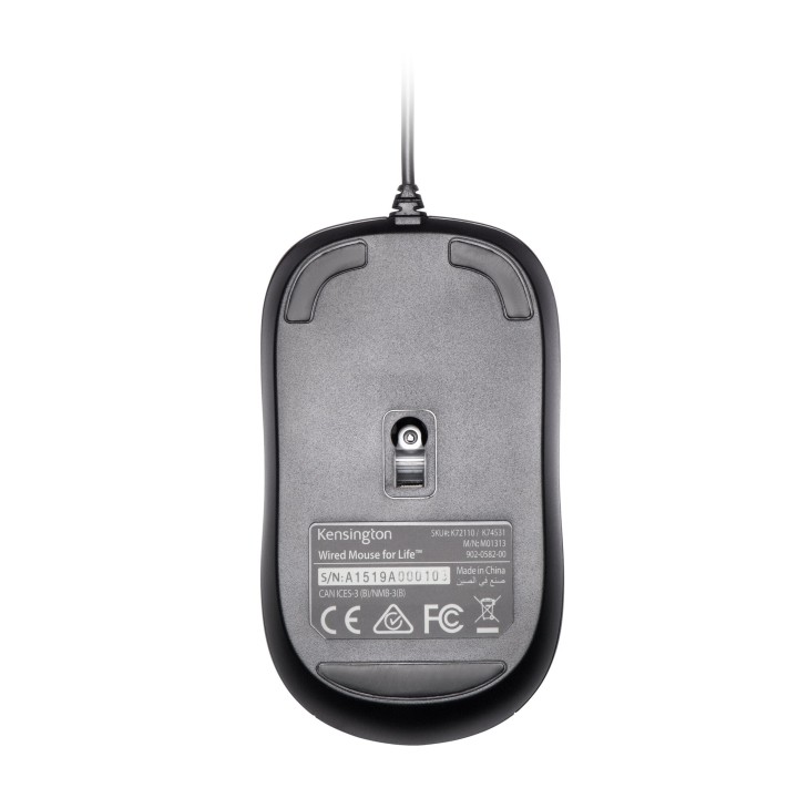 Ratón Kensington ValuMouse USB-A Negro (K72110EU)