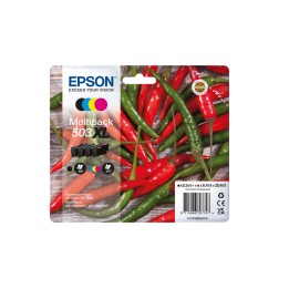 Tinta Epson 503XL Pack Negro/Tricolor (C13T09R64010)