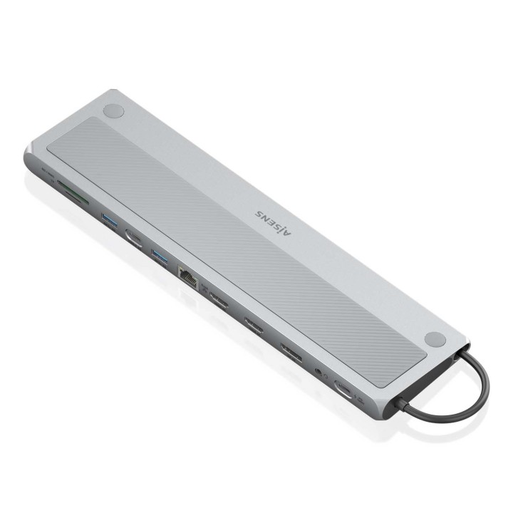 Docking AISENS USB-C 4K UHD Gris (ASUC-12P020-GR)