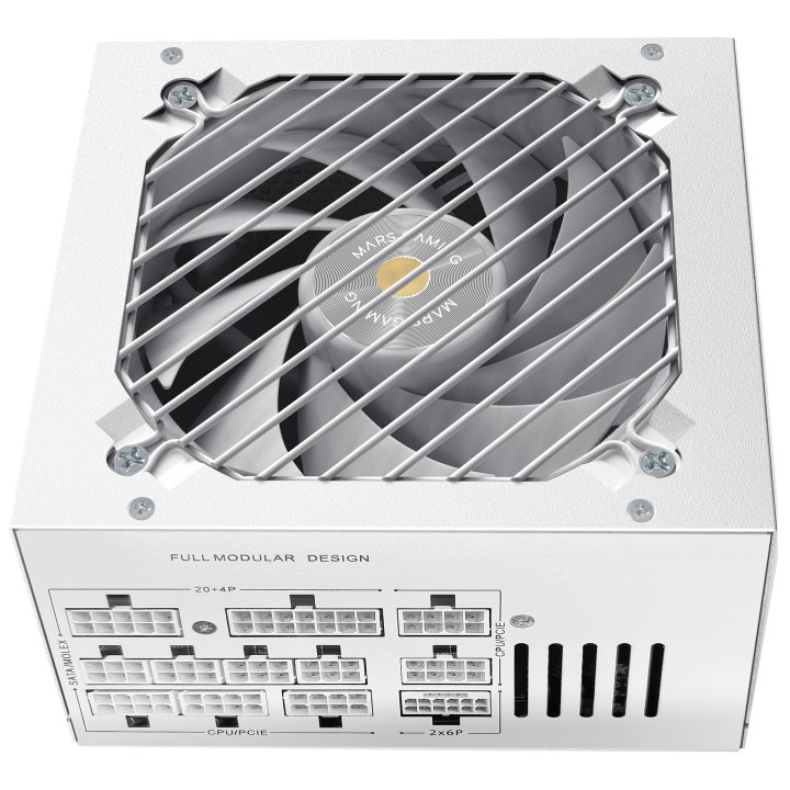 Fuente Mars Gaming ATX 1000W 80+Gold Blanc(MPB1000SIMW)