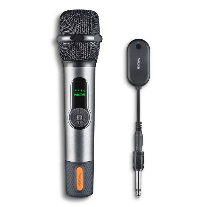 Micrófono NGS Wireless + Adap. Jack 6.3mm (SINGERSTAR)