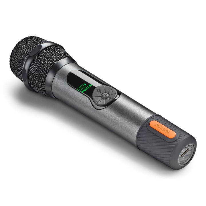 Micrófono NGS Wireless + Adap. Jack 6.3mm (SINGERSTAR)