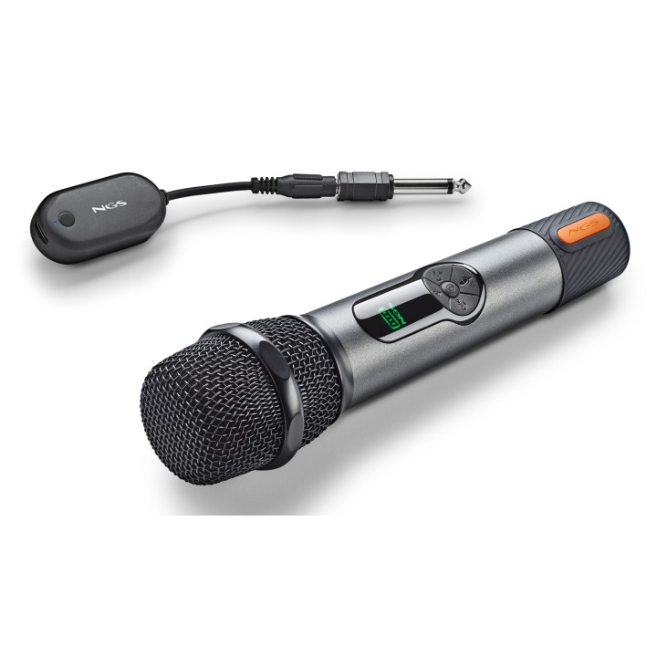 Micrófono NGS Wireless + Adap. Jack 6.3mm (SINGERSTAR)