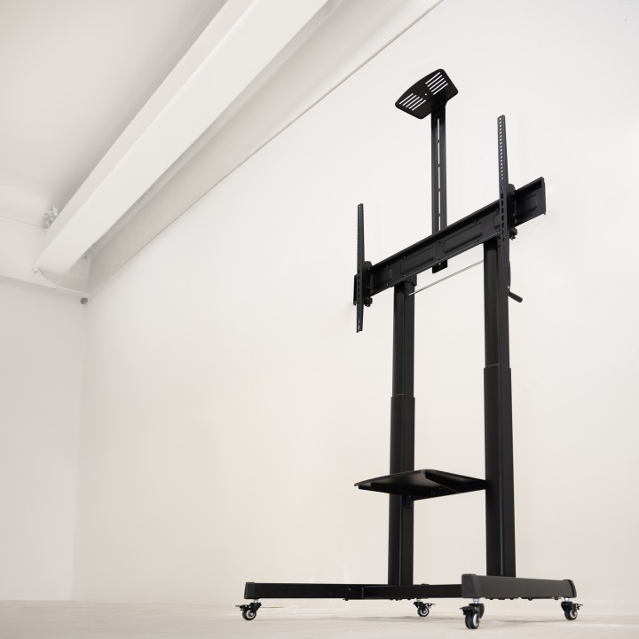 Soporte de Suelo TooQ 60"-100" con Ruedas (FS20406HM-B)