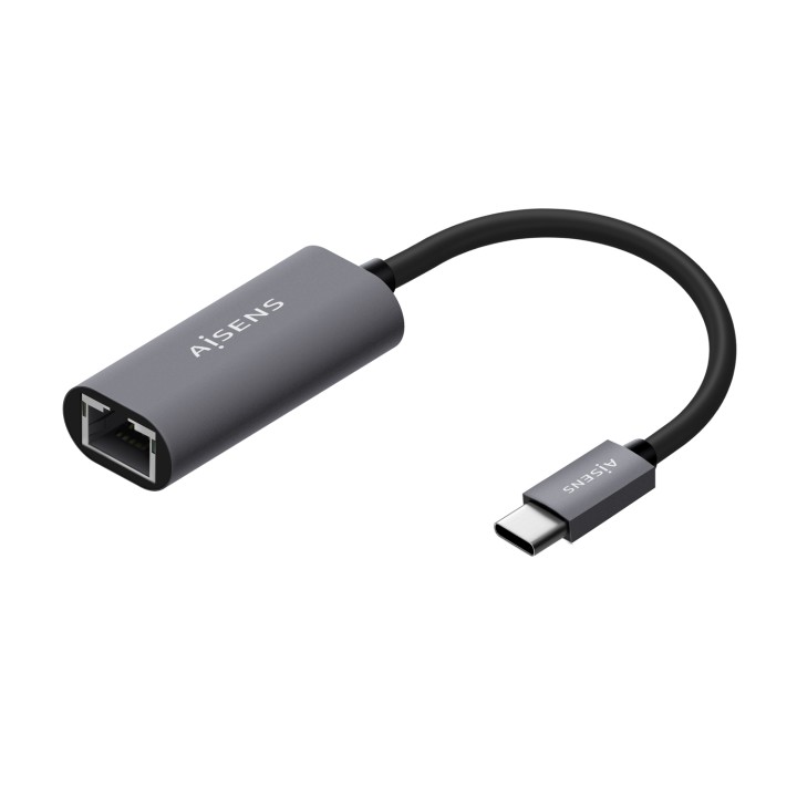 Adaptador AISENS USB-C/M a RJ45/H 15cm Gris (A109-0709)