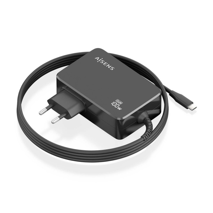 Cargador AISENS 100W USB-C Negro (ASCH-1PD100WL50-BK)