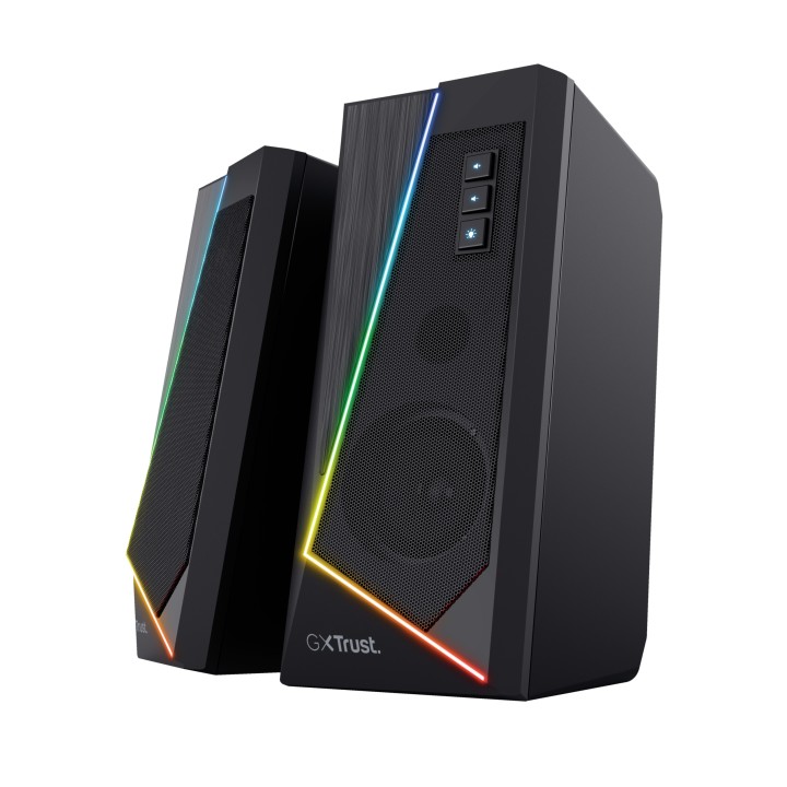 Altavoces Trust GXT 609 Zoxa 6W RGB 3.5mm Negro (24070)