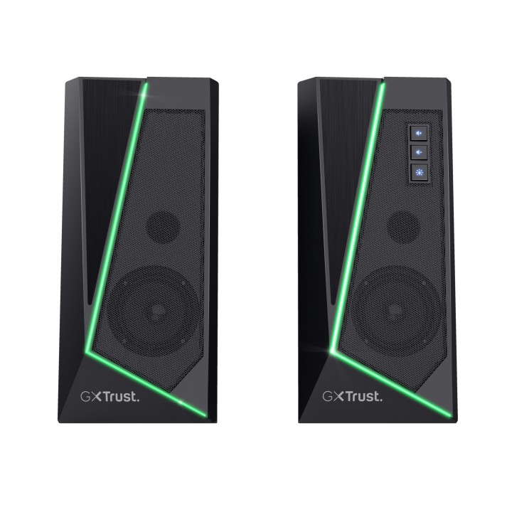 Altavoces Trust GXT 609 Zoxa 6W RGB 3.5mm Negro (24070)
