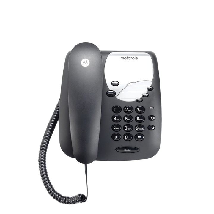 Teléfono Fijo Motorola CT1 Negro (107CT1BLACK)