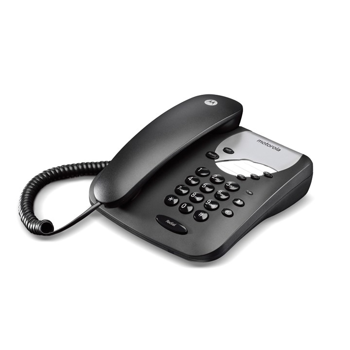 Teléfono Fijo Motorola CT1 Negro (107CT1BLACK)