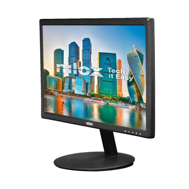Monitor NILOX 19" HD 60Hz VGA HDMI Negro (NXM19FHD11)