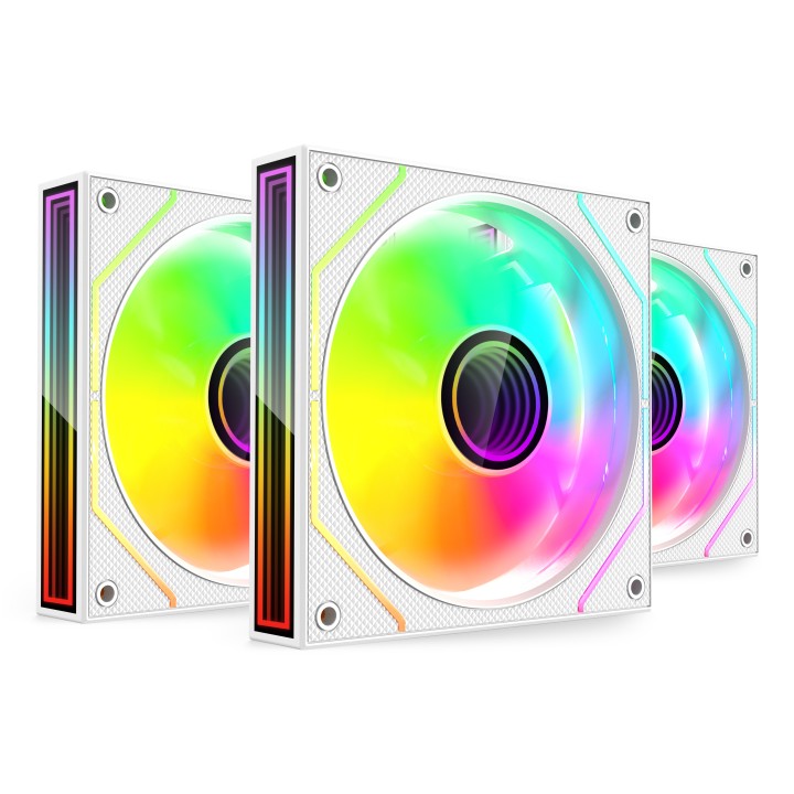 Ventilador Mars Gaming ARGB Kit 3 Blanco (MF3DPROKITW)