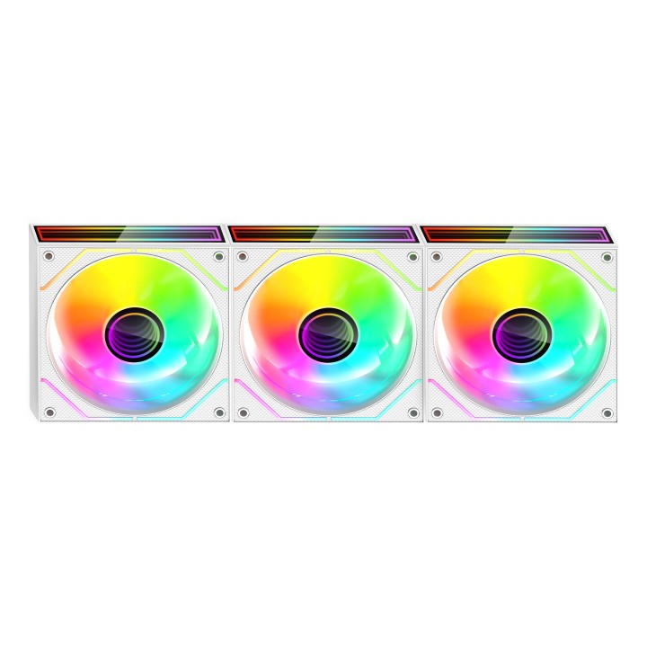 Ventilador Mars Gaming ARGB Kit 3 Blanco (MF3DPROKITW)
