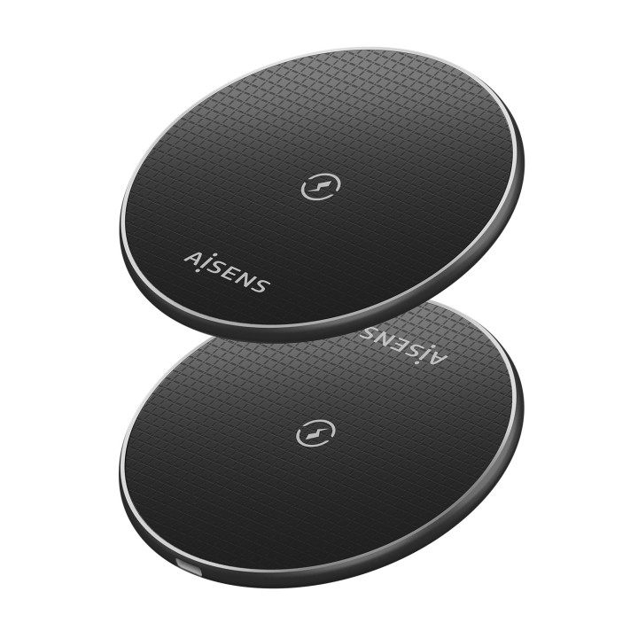 Cargador AISENS Inalámbrico Qi Usb-C(ASCH-15W1WC058-BK)