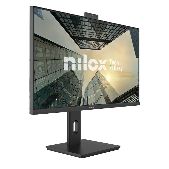 Monitor NILOX 24" IPS FHD WebCam Negro (NXM24RWEB0265)