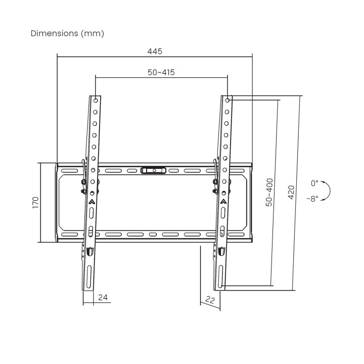 Soporte AISENS Eco 32"-75" Máx. 45Kg Negro (WT75T-391)