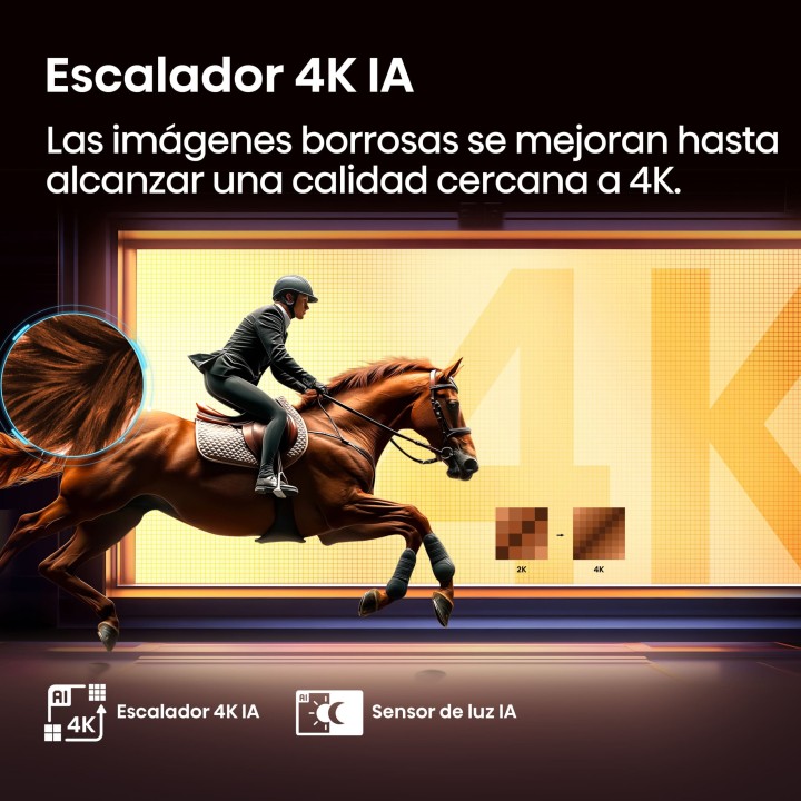TV Hisense A6Q 65" 4K UHD WiFi Smart TV Negro (65A6Q )