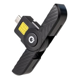 Lector TooQ DNIe USB-C 2.0 Negro (TQR-3011B)