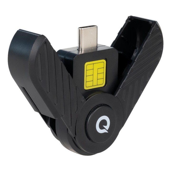 Lector TooQ DNIe USB-C 2.0 Negro (TQR-3011B)