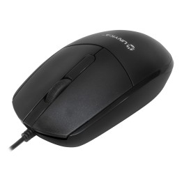 Ratón UNYKA UKA128 Óptico USB 1200dpi Negro (UK50549)