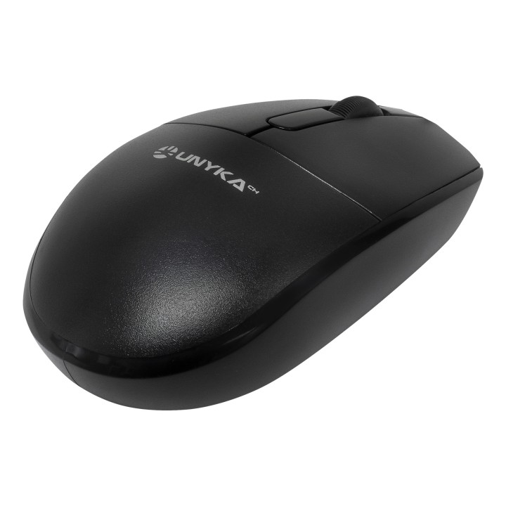 Ratón UNYKA UKA128 Óptico USB 1200dpi Negro (UK50549)