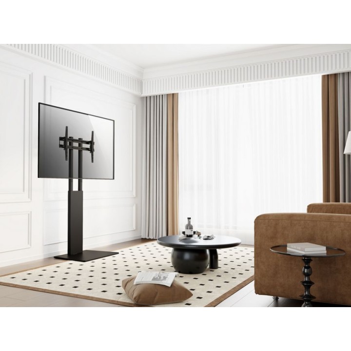 Soporte Suelo EQUIP 37"-75" Máx. 40Kg Negro (EQ650615)