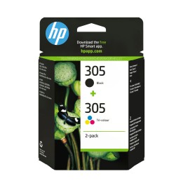 Tinta HP 305 Pack Negro/Tricolor 120/100 pág (6ZD17AE)