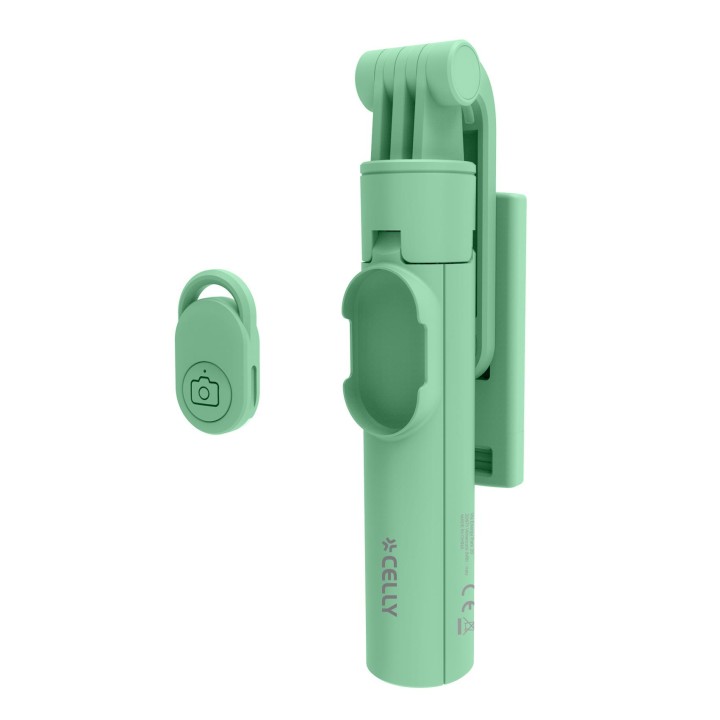 Palo Selfie CELLY Inalambrico 7" Verde (CLICKSFSTICKGN)