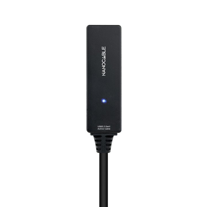 Nanocable USB-C M/H Cable 5m Negro (10.01.1311)