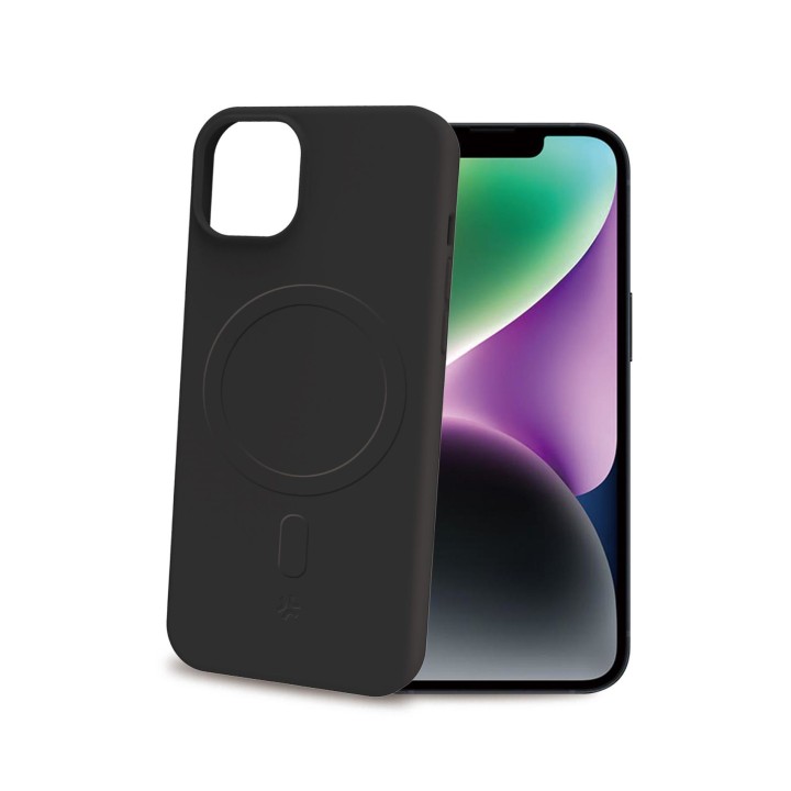 Funda CELLY Cromomag iPhone 15 Negra (CROMOMAG1053BK)