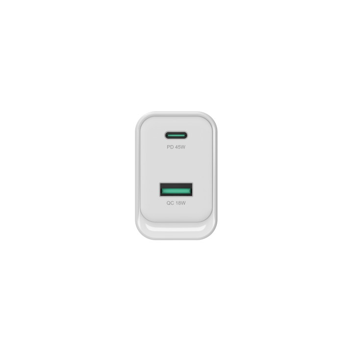 Cargador CONCEPTRONIC USB-A/C 45W PD 3.0 (ALTHEA20W45)