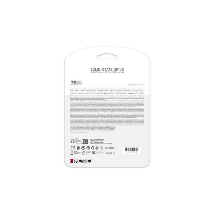SSD Kingston 4Tb M.2 NVMe PCIe 3D NAND (SNV3S/4000G)