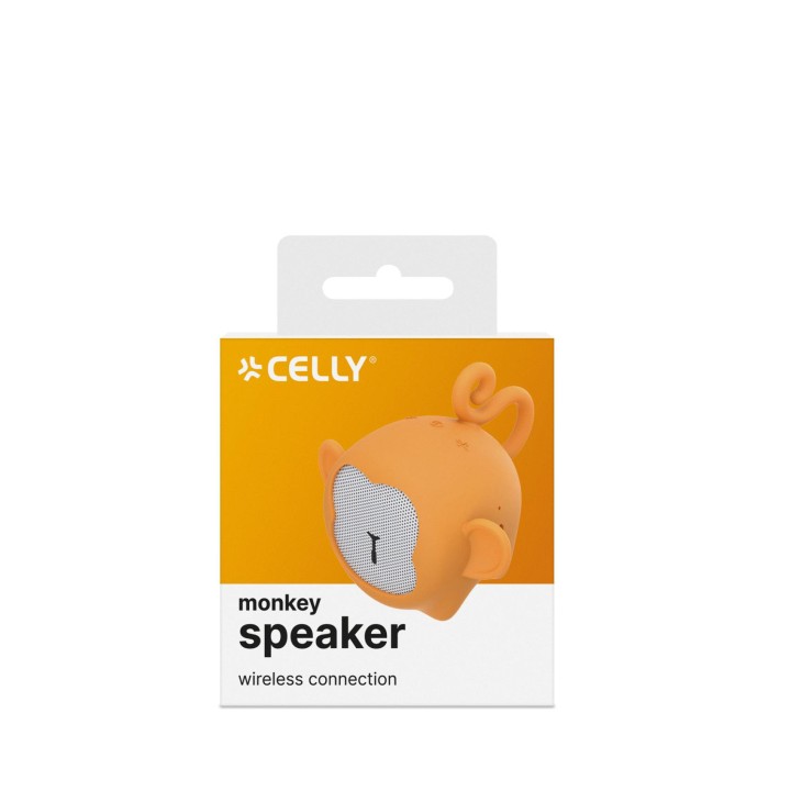 Altavoz CELLY Wireless 3W Mono Naranja (WSMONKEY)