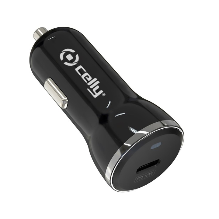 Cargador Coche CELLY 20W 1xUSB-A 2.0 Negro (RTGCC20WBK)