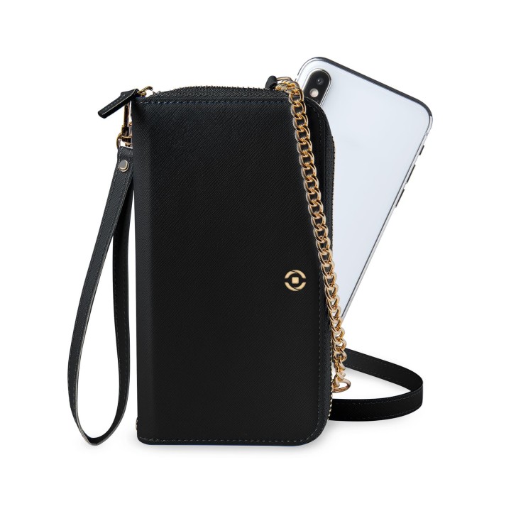 Funda Cartera Universal CELLY 6.5" Negra (VENEREBK)