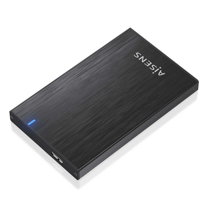 Caja AISENS HDD/SSD 2.5" mUSB USB-C Negra (ASE-2527B)