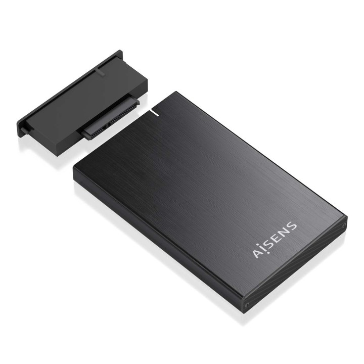 Caja AISENS HDD/SSD 2.5" mUSB USB-C Negra (ASE-2527B)